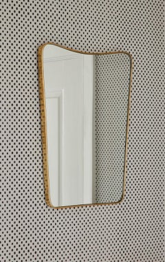 Vintage Italian Brass Mirror