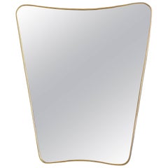 Vintage Italian Brass Mirror