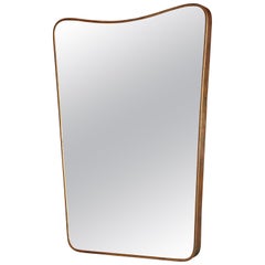 Vintage Italian Brass Mirror