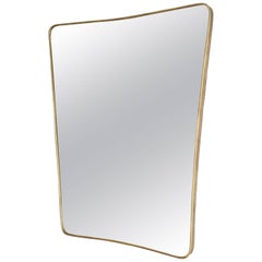 Vintage Italian Brass Mirror