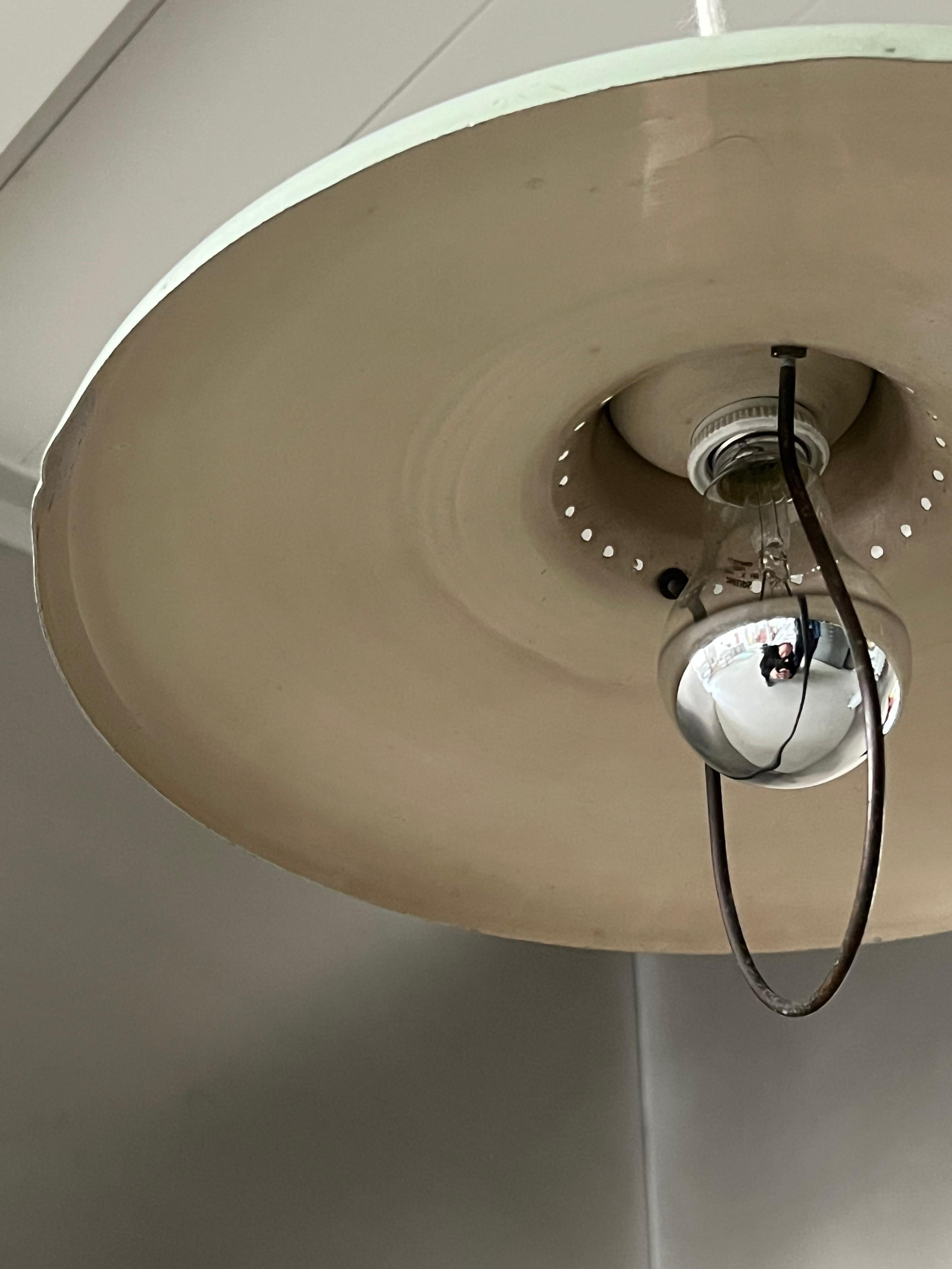 Lámpara colgante vintage italiana de latón, Gaetano Sciolari para Stilnovo Made in Italy en venta 4