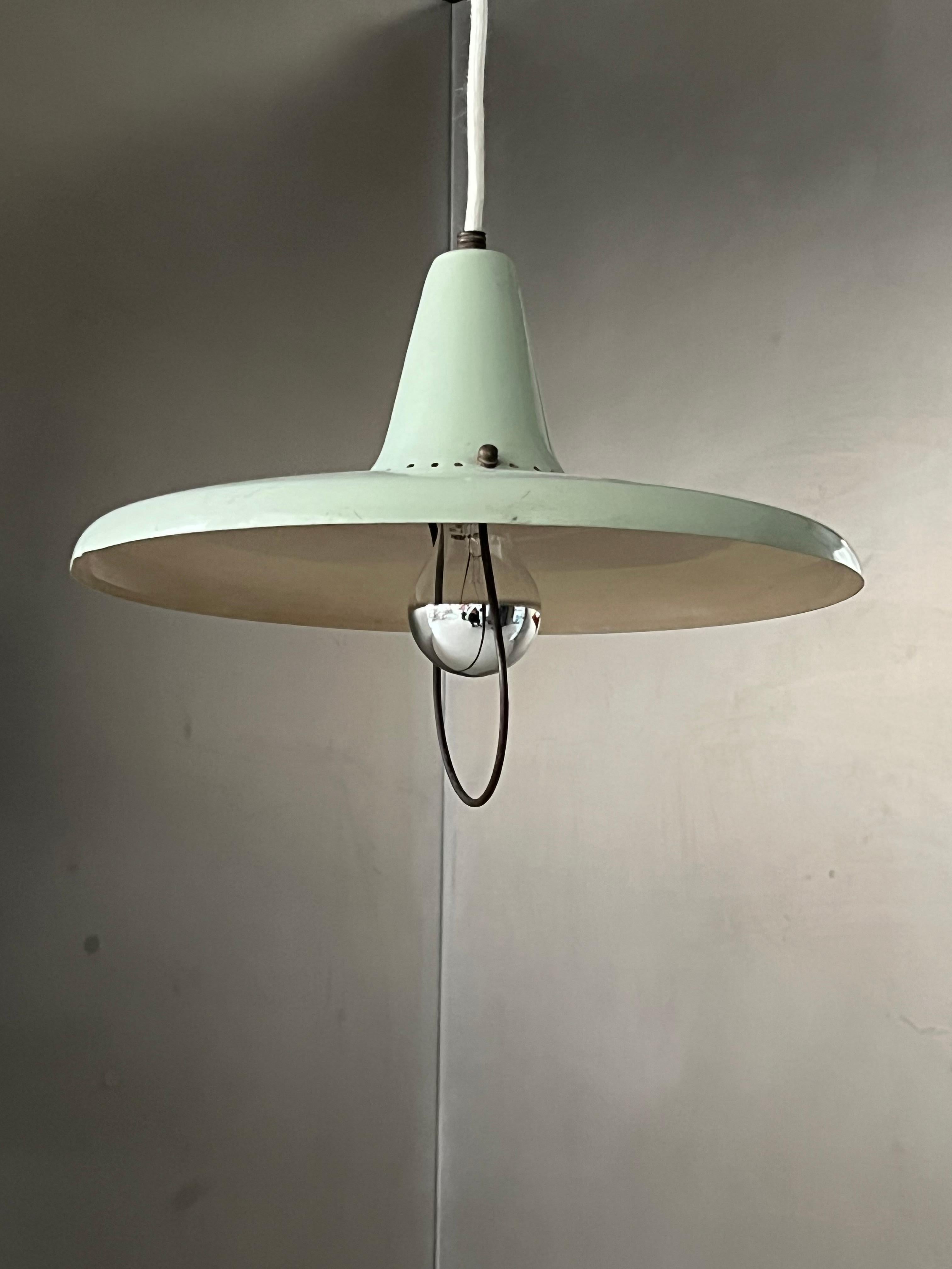 Lámpara colgante vintage italiana de latón, Gaetano Sciolari para Stilnovo Made in Italy Moderno de mediados de siglo en venta