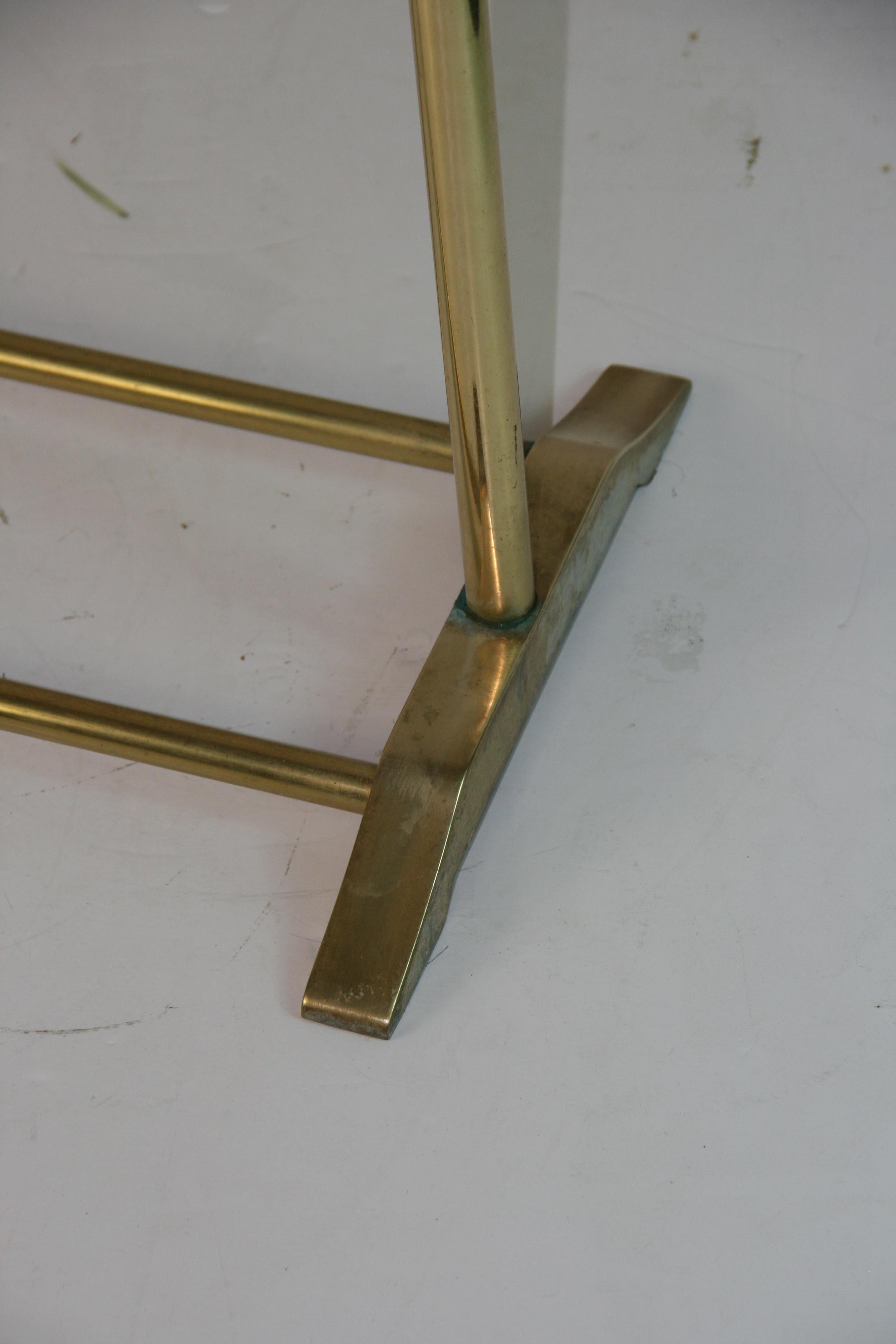 Vintage Italienisch Messing Handtuch / Tröster Rack (Mitte des 20. Jahrhunderts) im Angebot