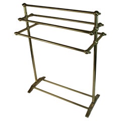 Vintage Italian Brass Towel/Comforter Rack