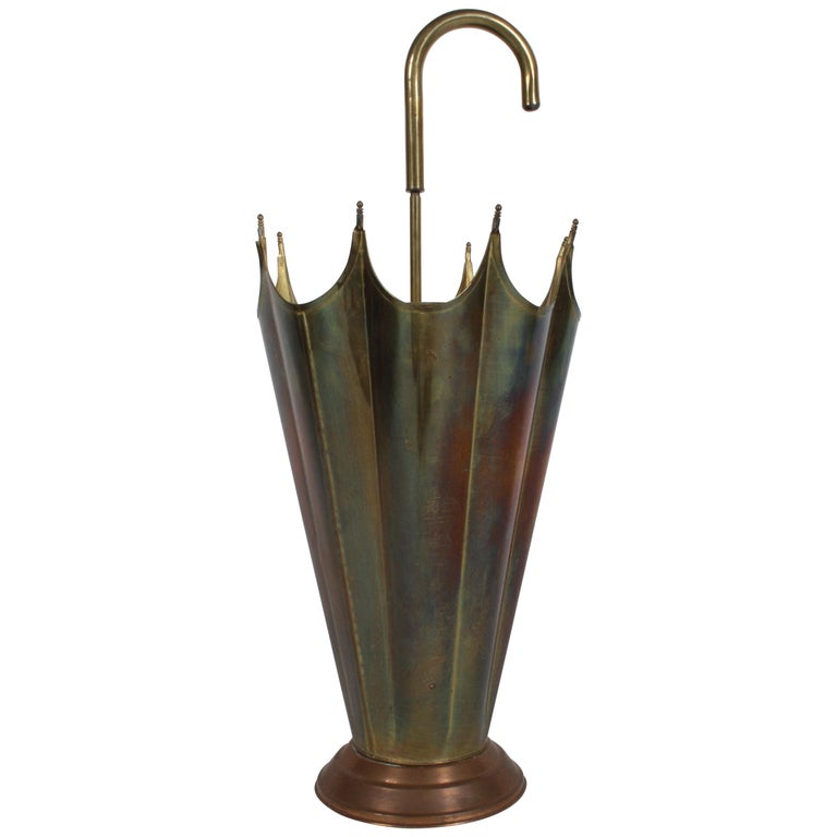 Vintage Italian Brass Umbrella, Umbrella Stand at 1stDibs vintage