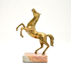 Vintage Italian Bronze Horse Sculpture