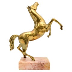 Vintage Italian Bronze Horse Sculpture