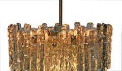 Vintage Italian Brutalist Glass Pendant – a modernist  delight!