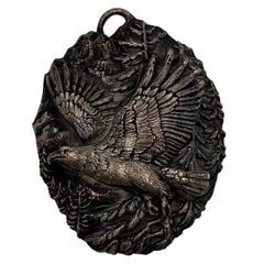 Vintage Italian Buccellati Sterling Silver Eagle Christmas Ornament #223
