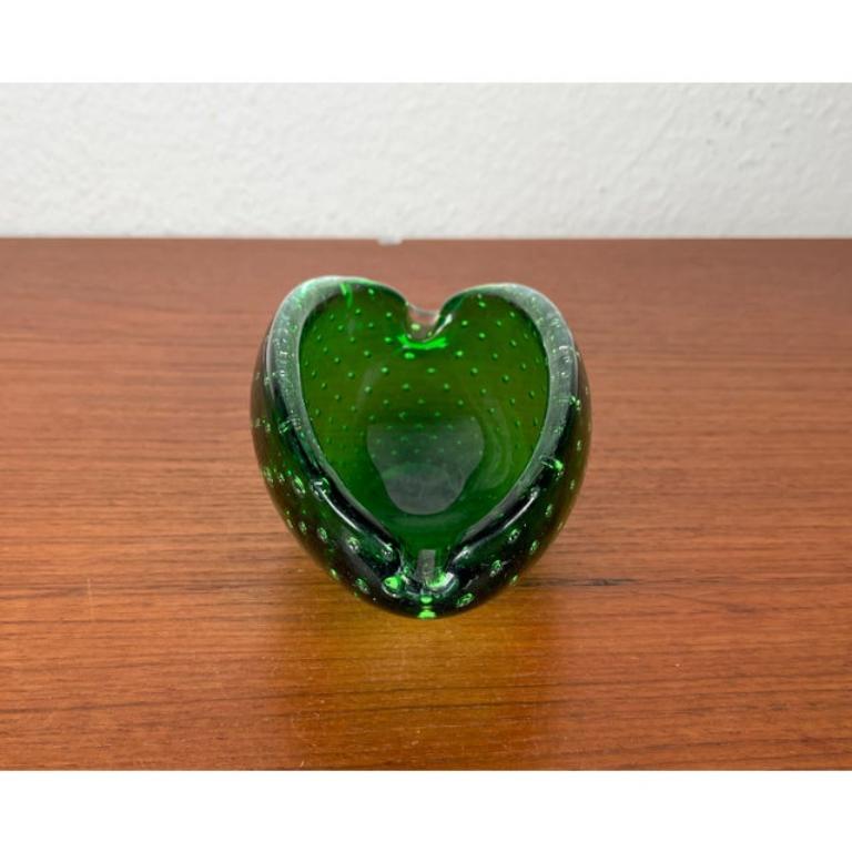 Cenicero Vintage Italian Bullicante Murano Glass en venta 6