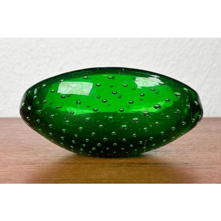 Cenicero Vintage Italian Bullicante Murano Glass en venta 7