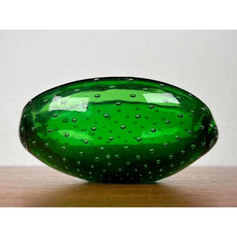 Cenicero Vintage Italian Bullicante Murano Glass en venta 2