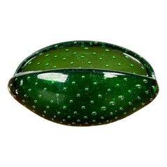 Cenicero Vintage Italian Bullicante Murano Glass