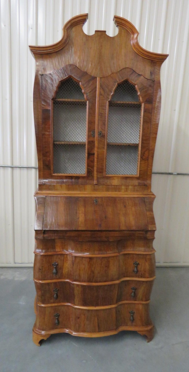 Vintage Secretary Desk >> Vintage Italian Burl Olivewood Secretary Desk Vintage Secretary Desk >> Vintage Italian Burl Olivewood Secretary Desk