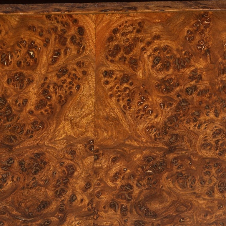 Burled Vintage Italian Burled Walnut Veneer Jardiniere by Willy Rizzo, Italy ...