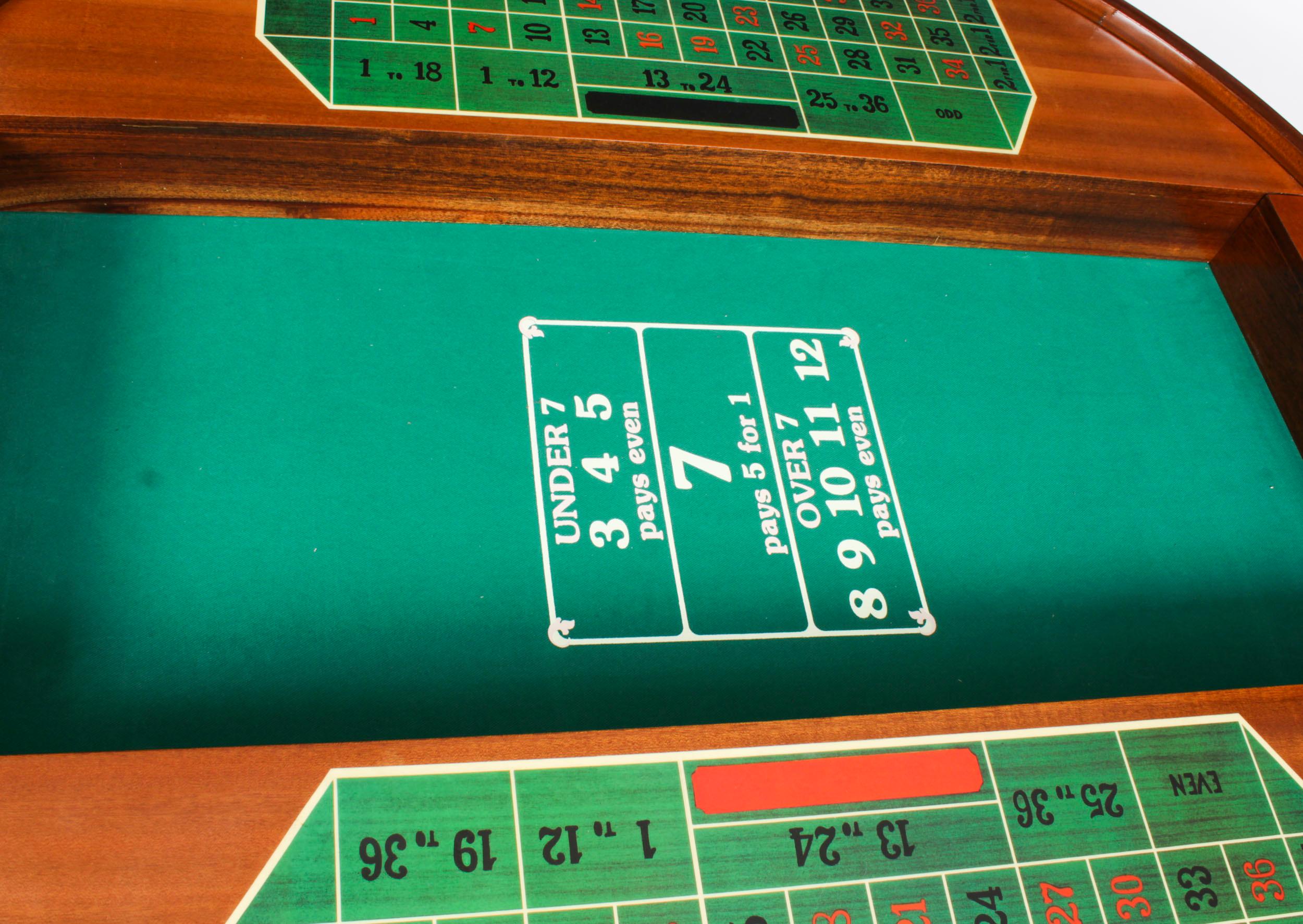 vintage roulette table