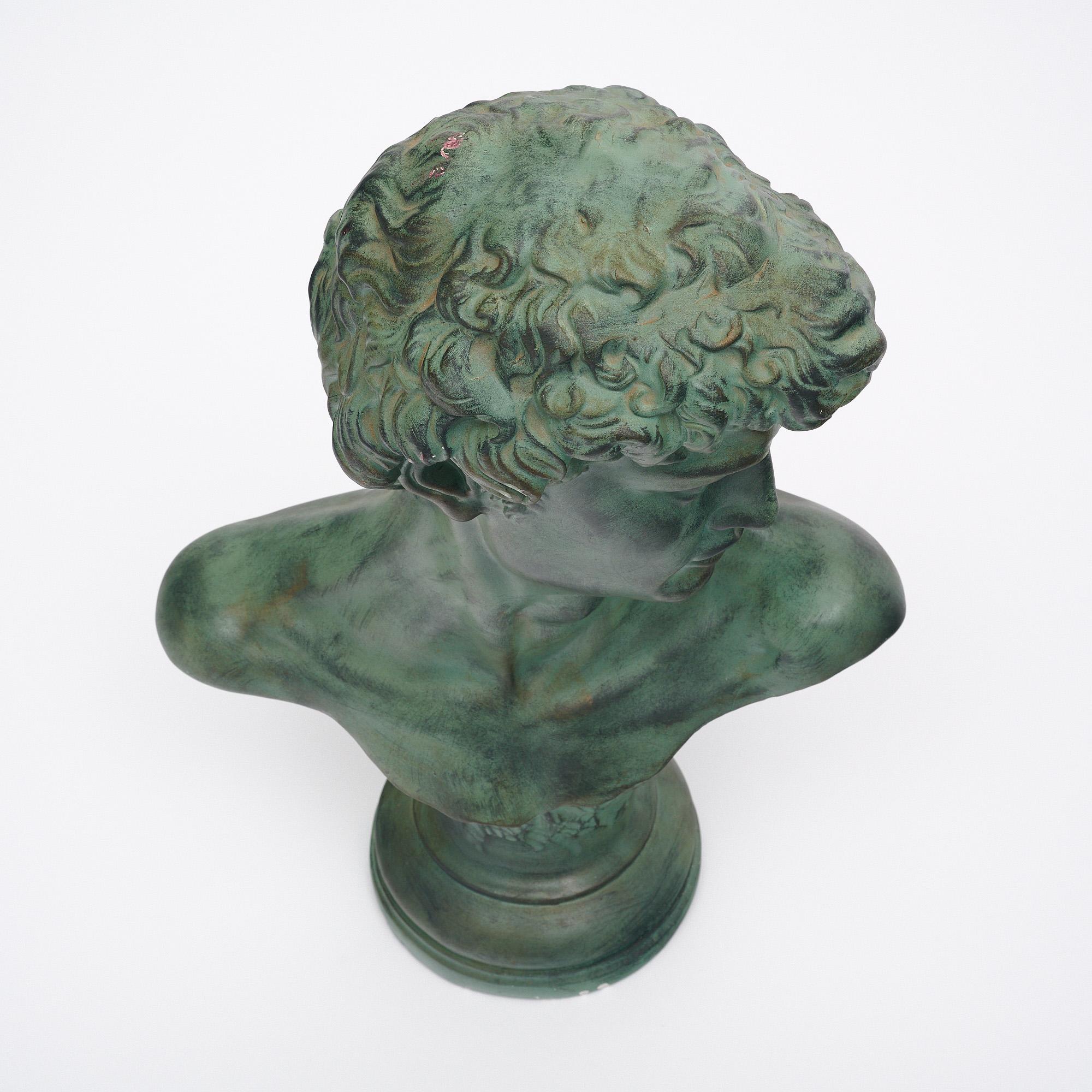 Art Déco Busto di David d'epoca in Italia in vendita