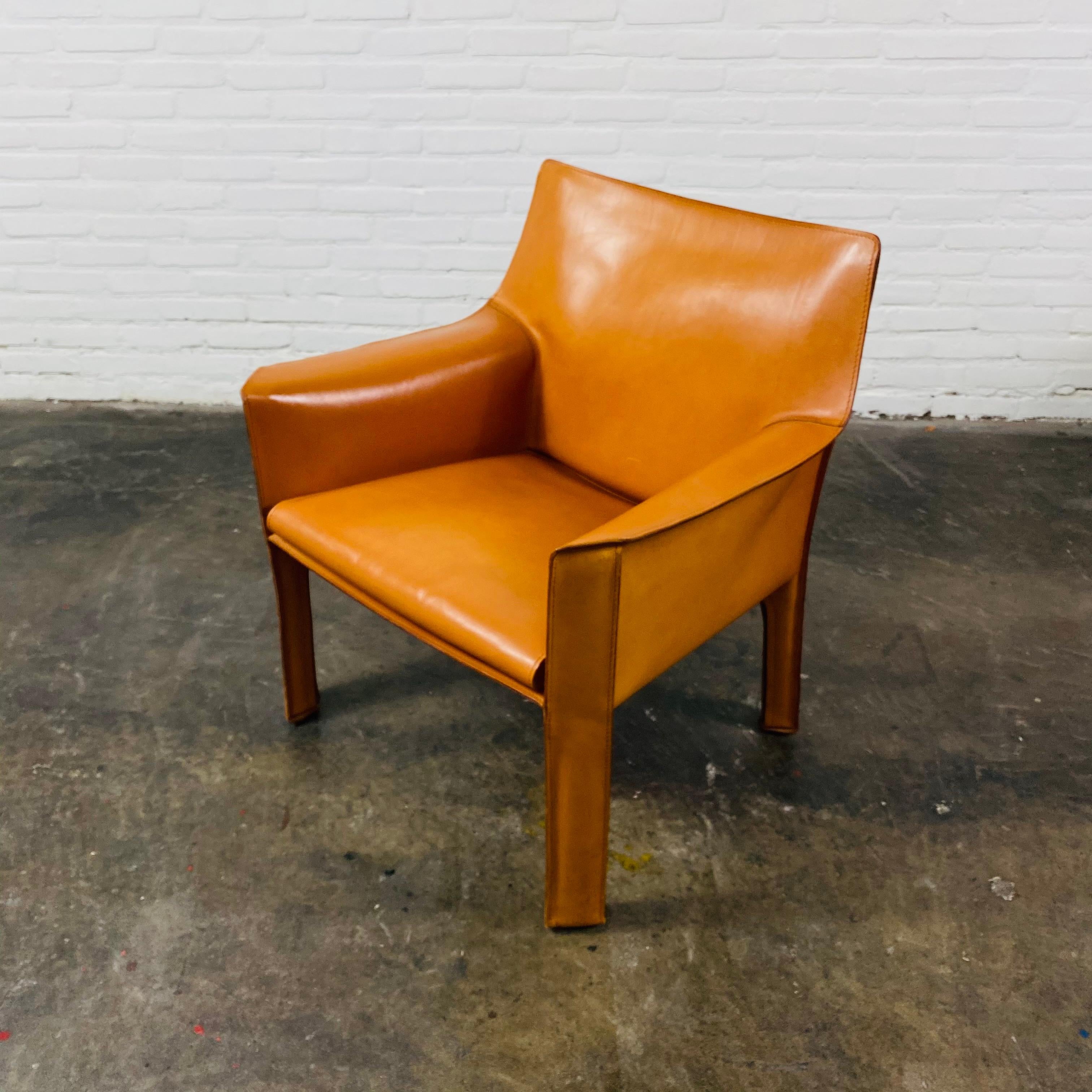 cassina leather chair