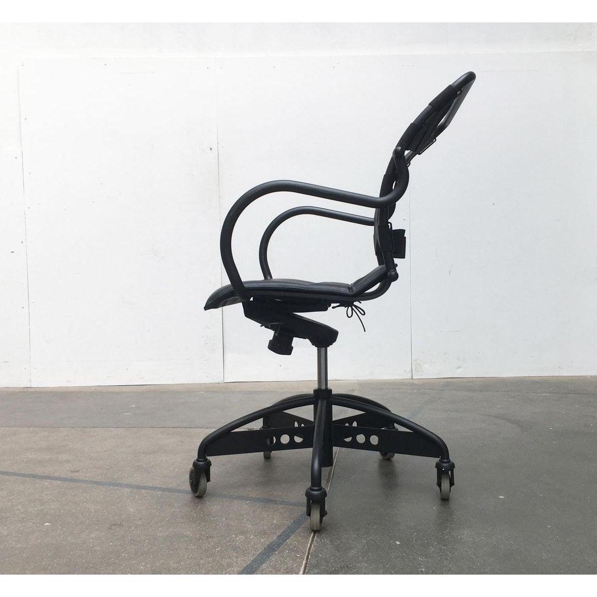 Post-Modern Vintage Italian Canasta Swivel Chair by Heron Parigi for Heron Parigi, 1980s For Sale