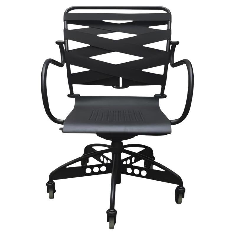 Vintage Italian Canasta Swivel Chair by Heron Parigi for Heron Parigi, 1980s