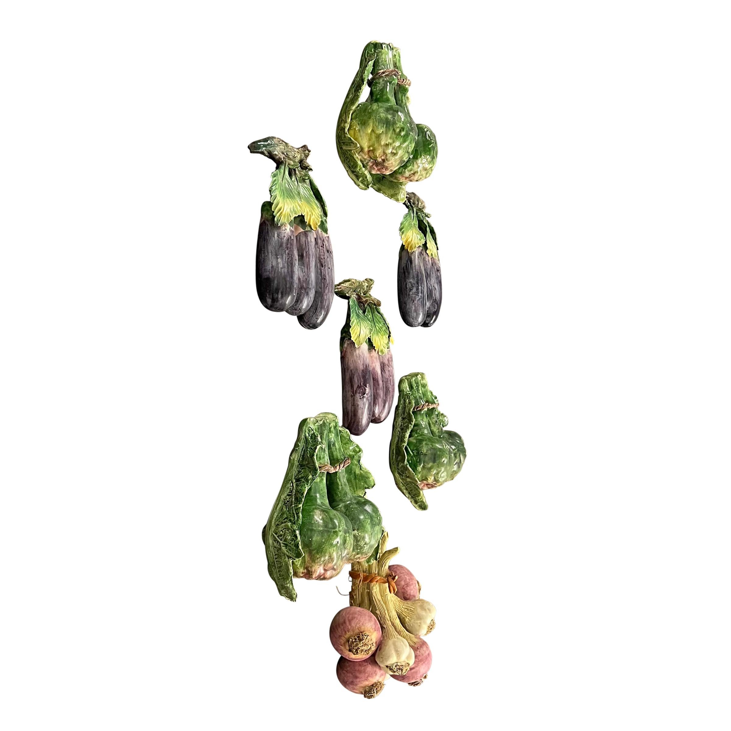Country Vintage Italian Capodimonte Vegetables For Sale