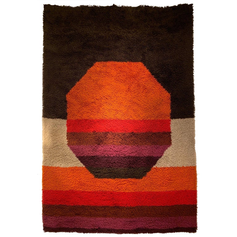 Vintage Italian Carpet, 1970s For Sale