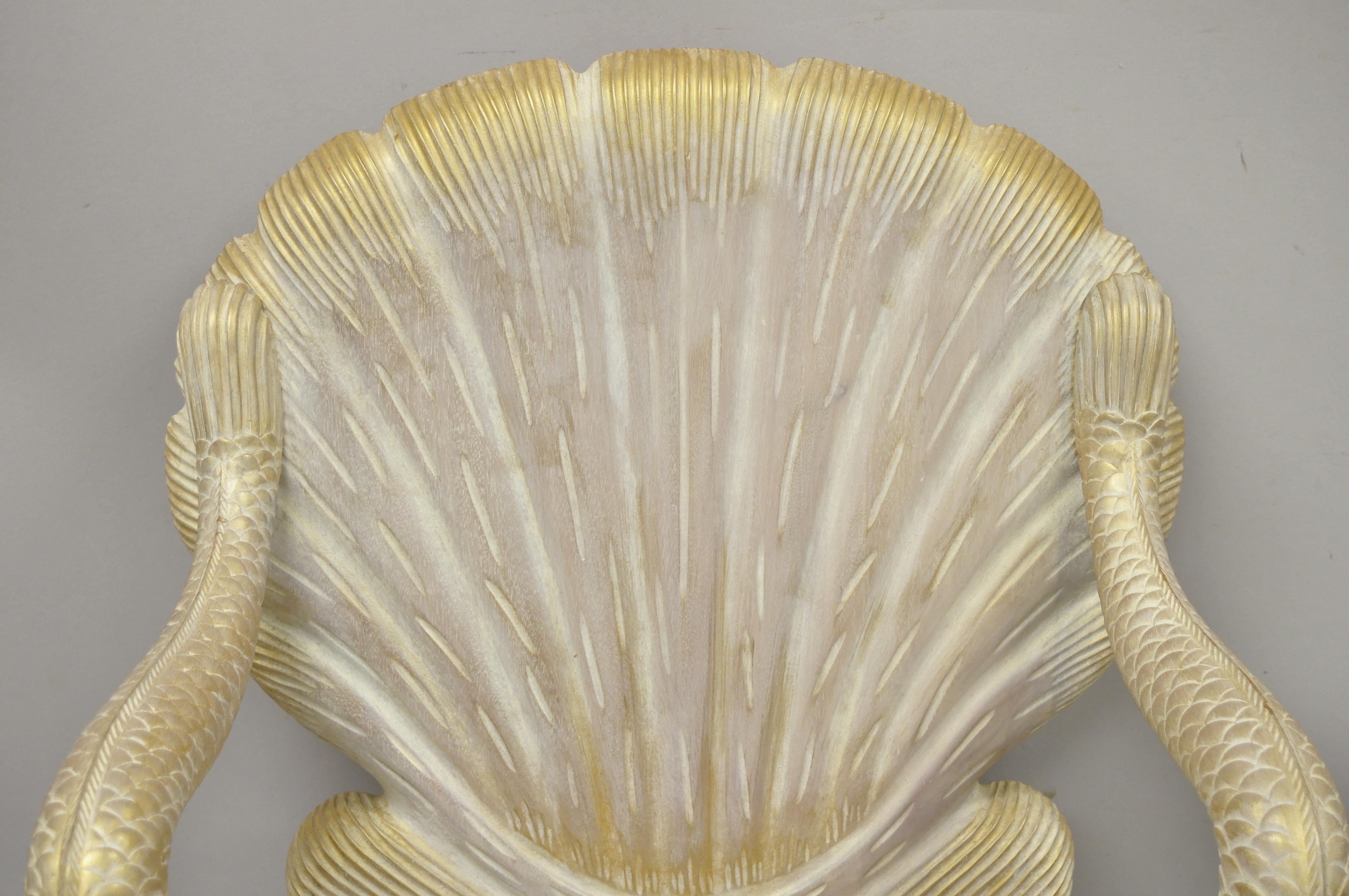 vintage seashell chair