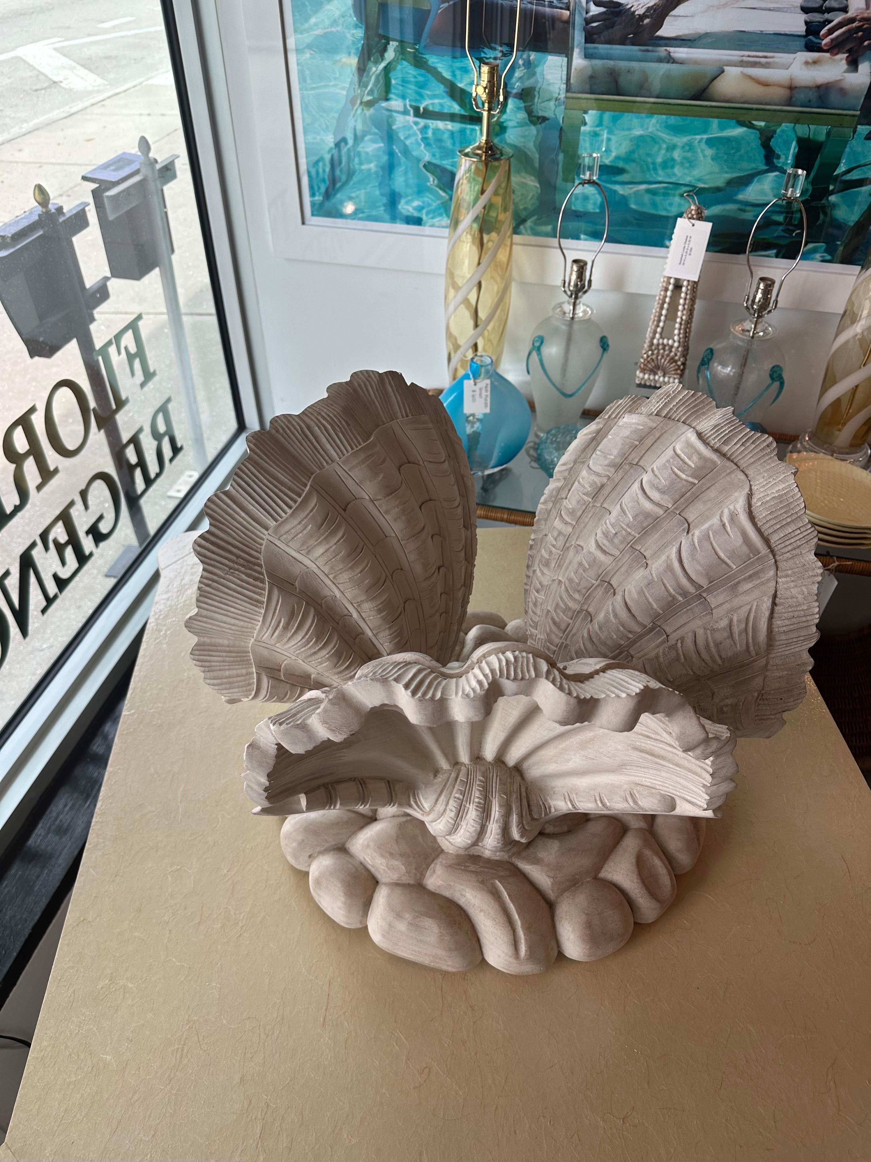 diy giant clam shell prop