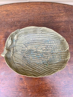 Vintage Italian Cast Brass Corn Cob Bowl