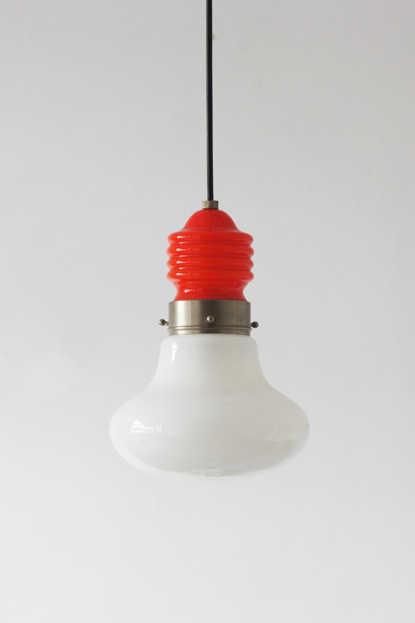 Mid-Century Modern Vintage Italian Ceiling Bulb Lamp en vente