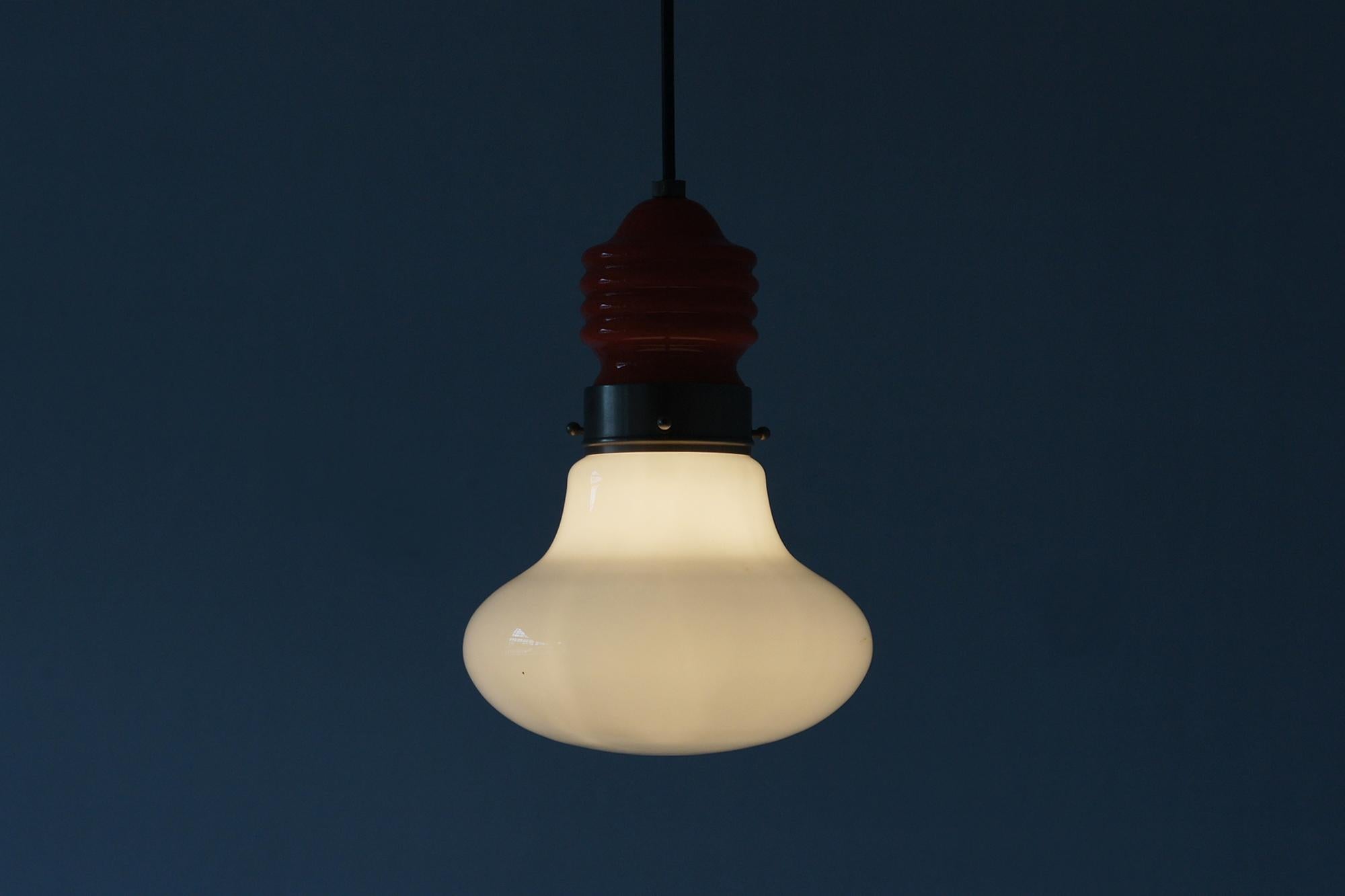 Milieu du XXe siècle Vintage Italian Ceiling Bulb Lamp en vente