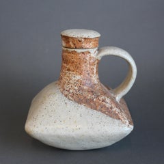 Vintage Italian Ceramic Bottle by Bruno Gambone
