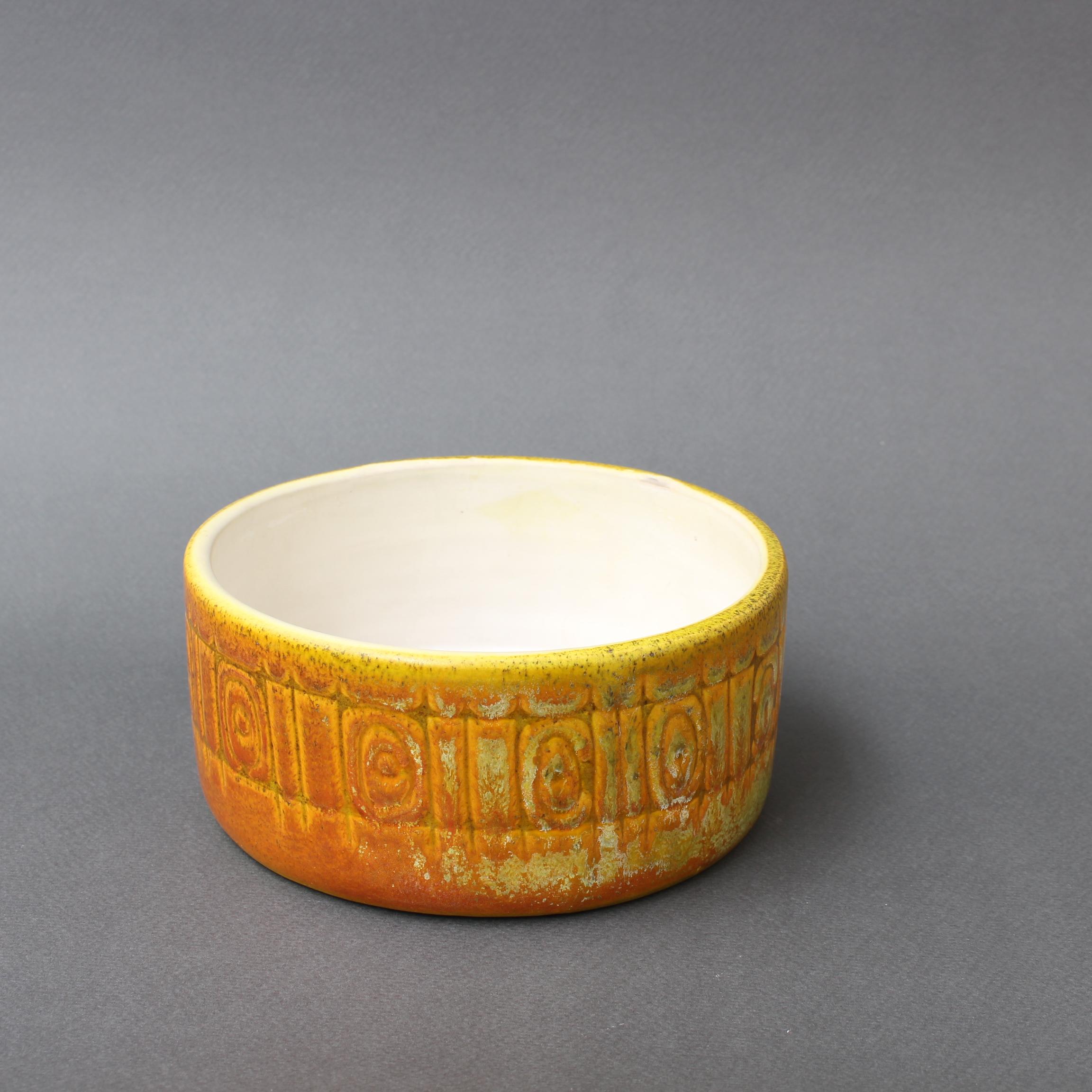 Vintage Italian Ceramic Bowl by Alessio Tasca '1962' For Sale 2