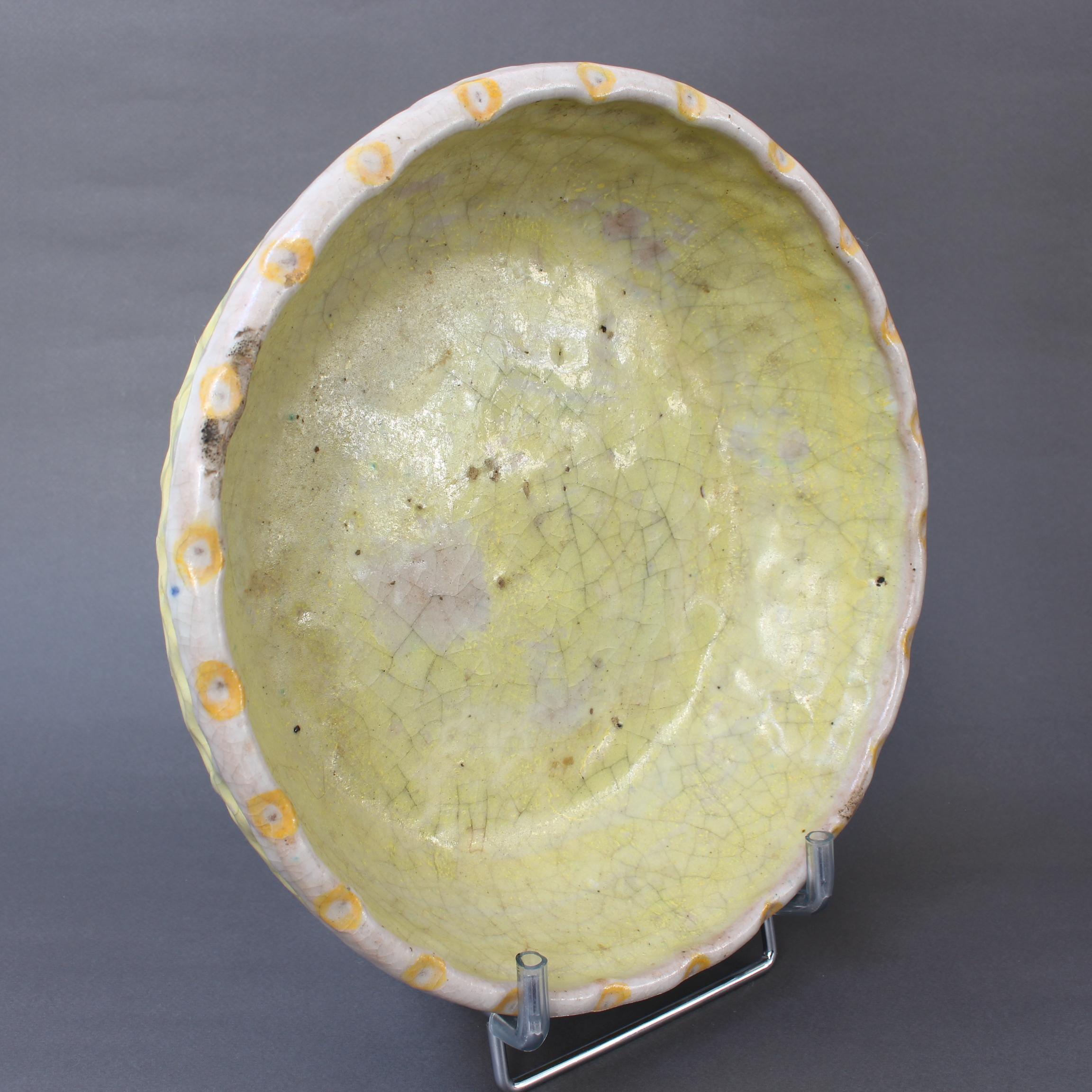 Vintage Italian Ceramic Bowl by Guido Gambone 'circa 1930s' 7