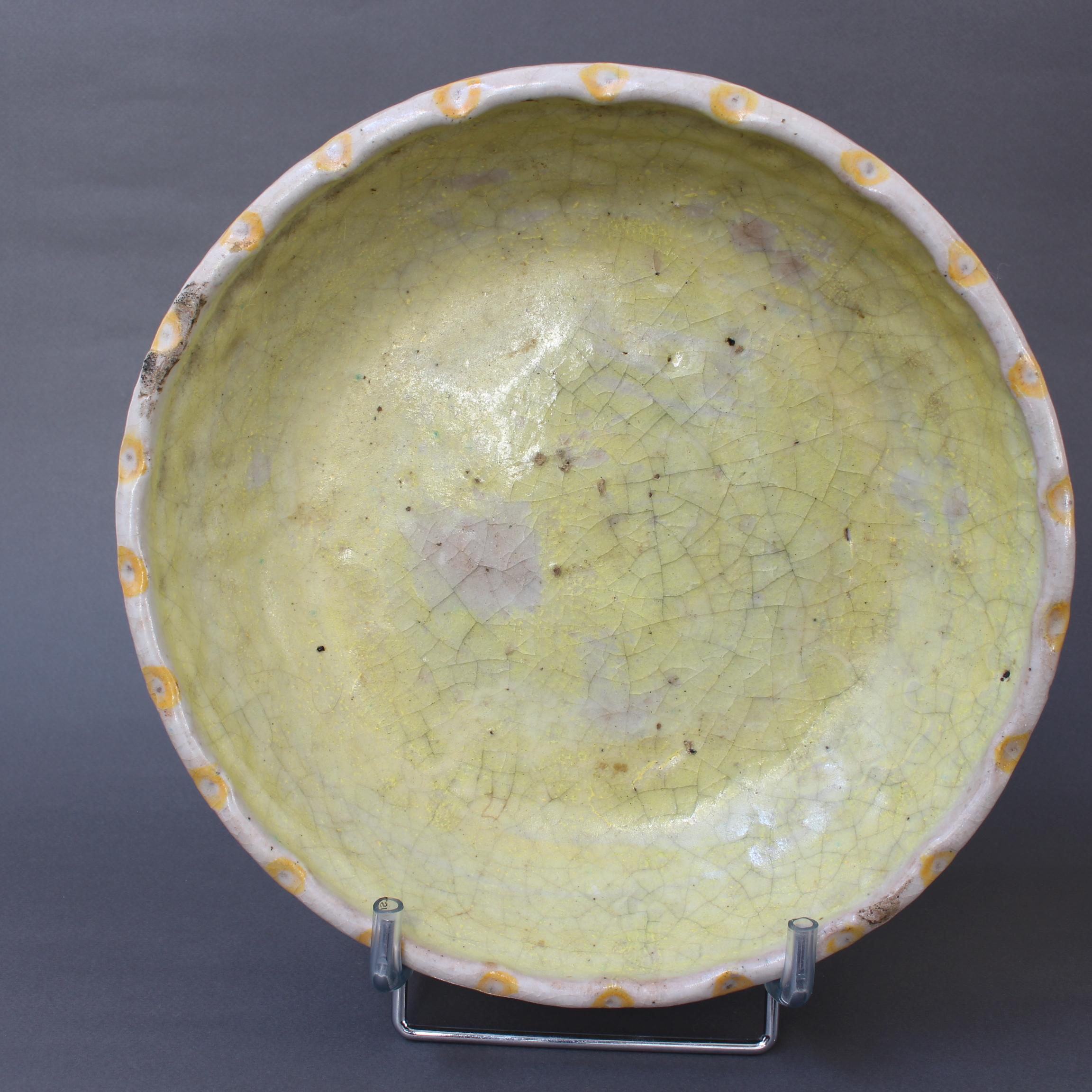 Vintage Italian Ceramic Bowl by Guido Gambone 'circa 1930s' 8