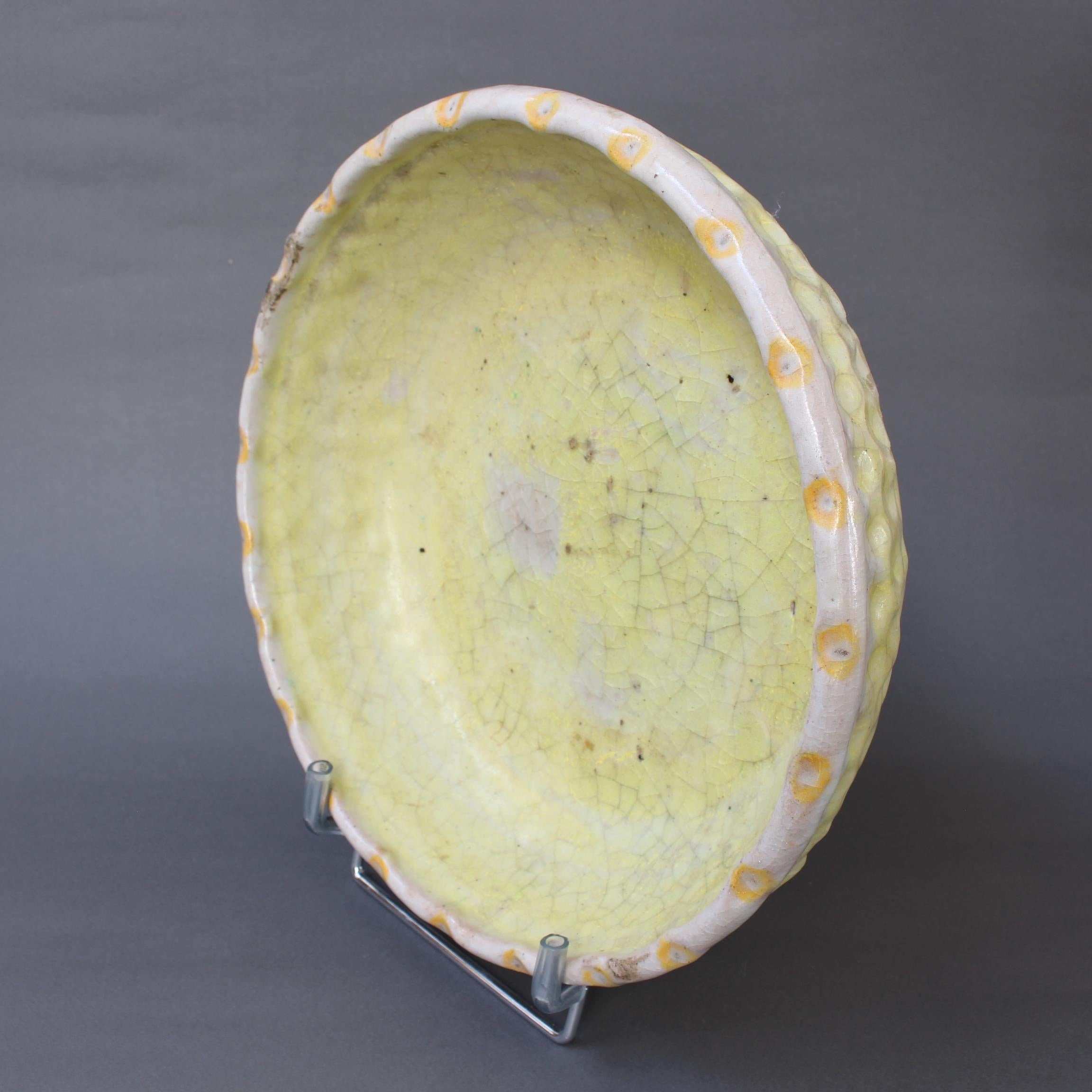 Mid-20th Century Vintage Italian Ceramic Bowl by Guido Gambone 'circa 1930s'