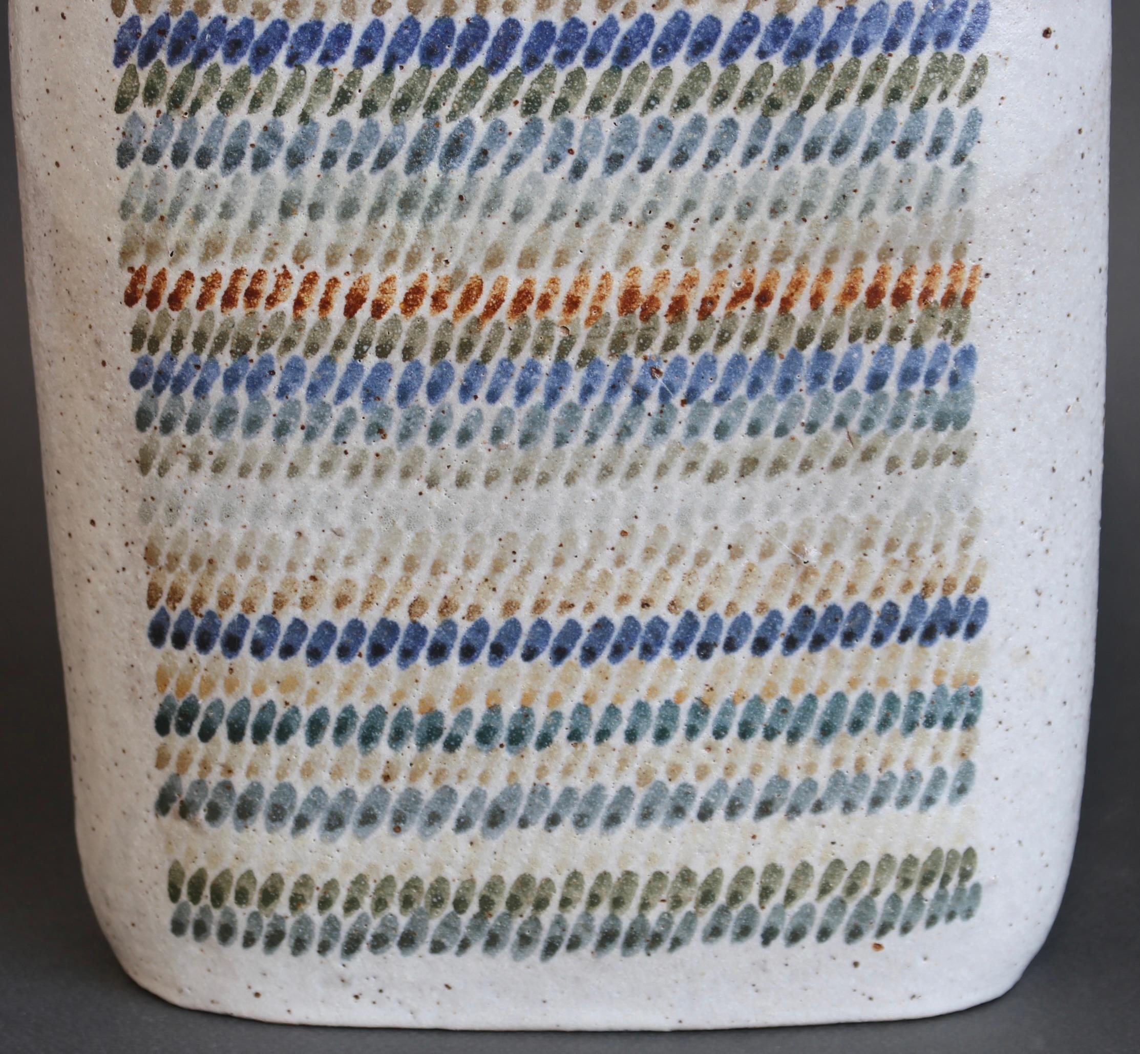 Dekorative Flasche aus italienischer Keramik von Bruno Gambone (ca. 1990er Jahre) - groß im Angebot 2