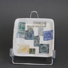 Vintage Italian Ceramic Decorative Dish by Bruno Gambone (circa 1980s) - Small