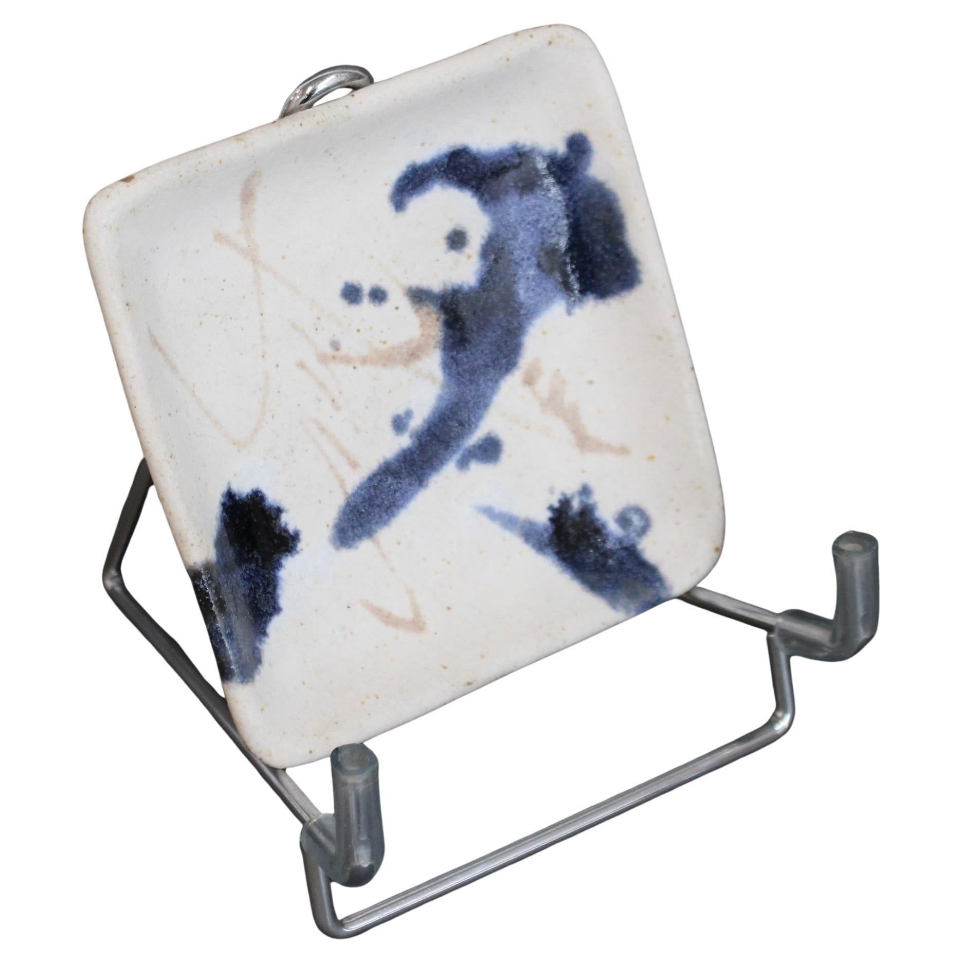 Piatto in ceramica italiana vintage di Bruno Gambone (circa anni '80) - Piccolo