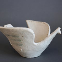 Vintage Italian Ceramic Dove by Bruno Gambone