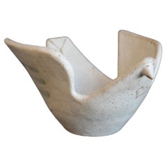 Vintage Italian Ceramic Dove by Bruno Gambone