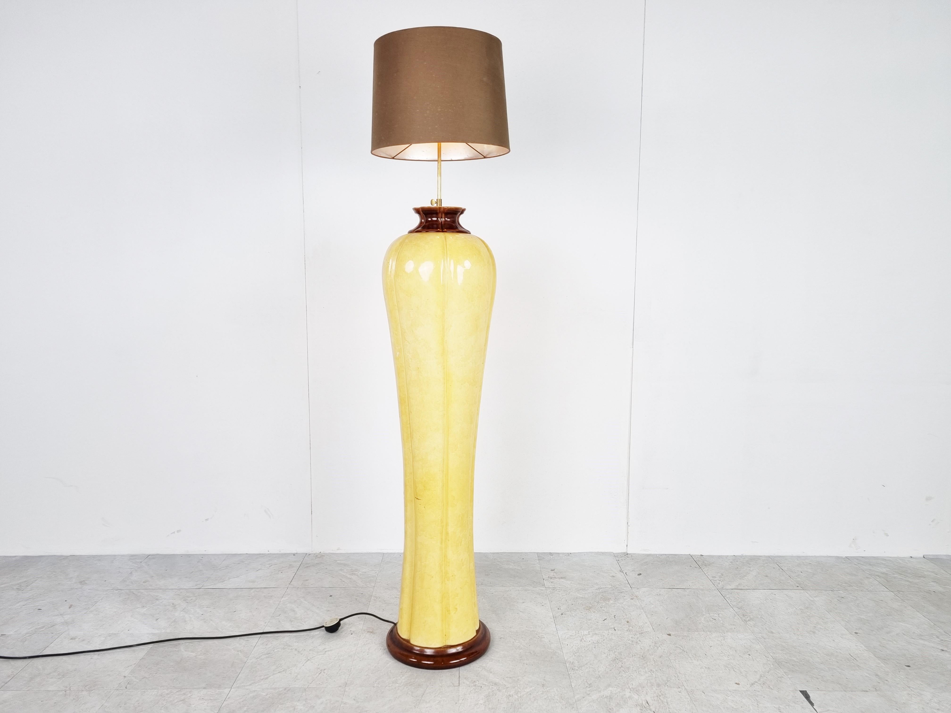 vintage ceramic floor lamp