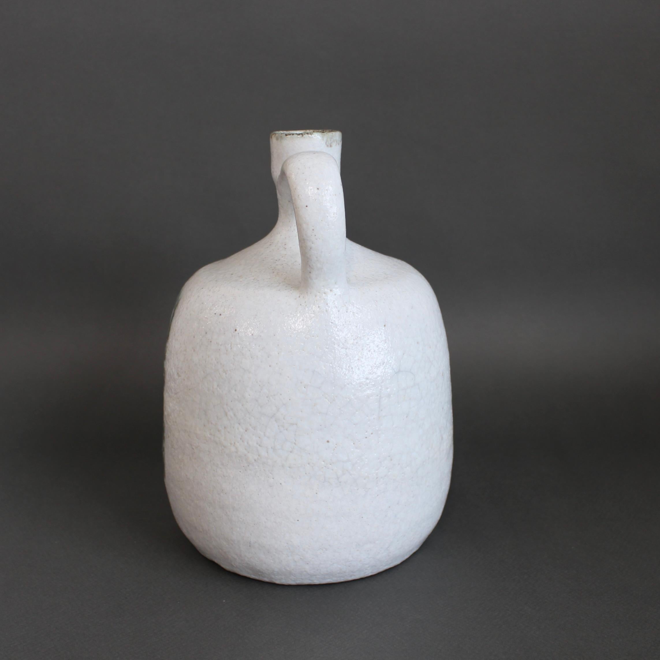 Hand-Painted Vintage Italian Ceramic Jug by Bruno Gambone (circa 1970s) For Sale