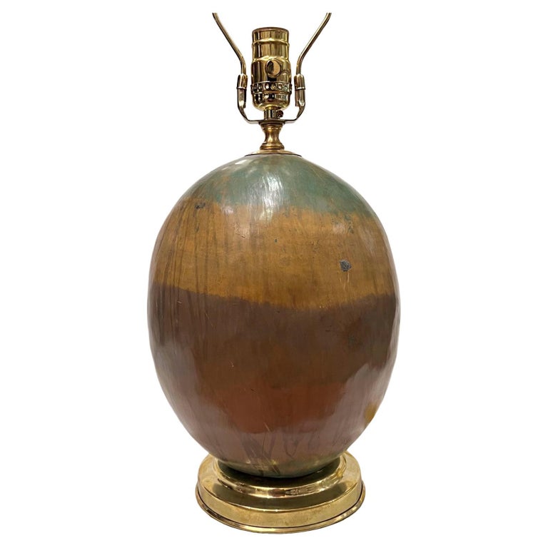 Vintage Italian Ceramic Lamp For Sale at 1stDibs