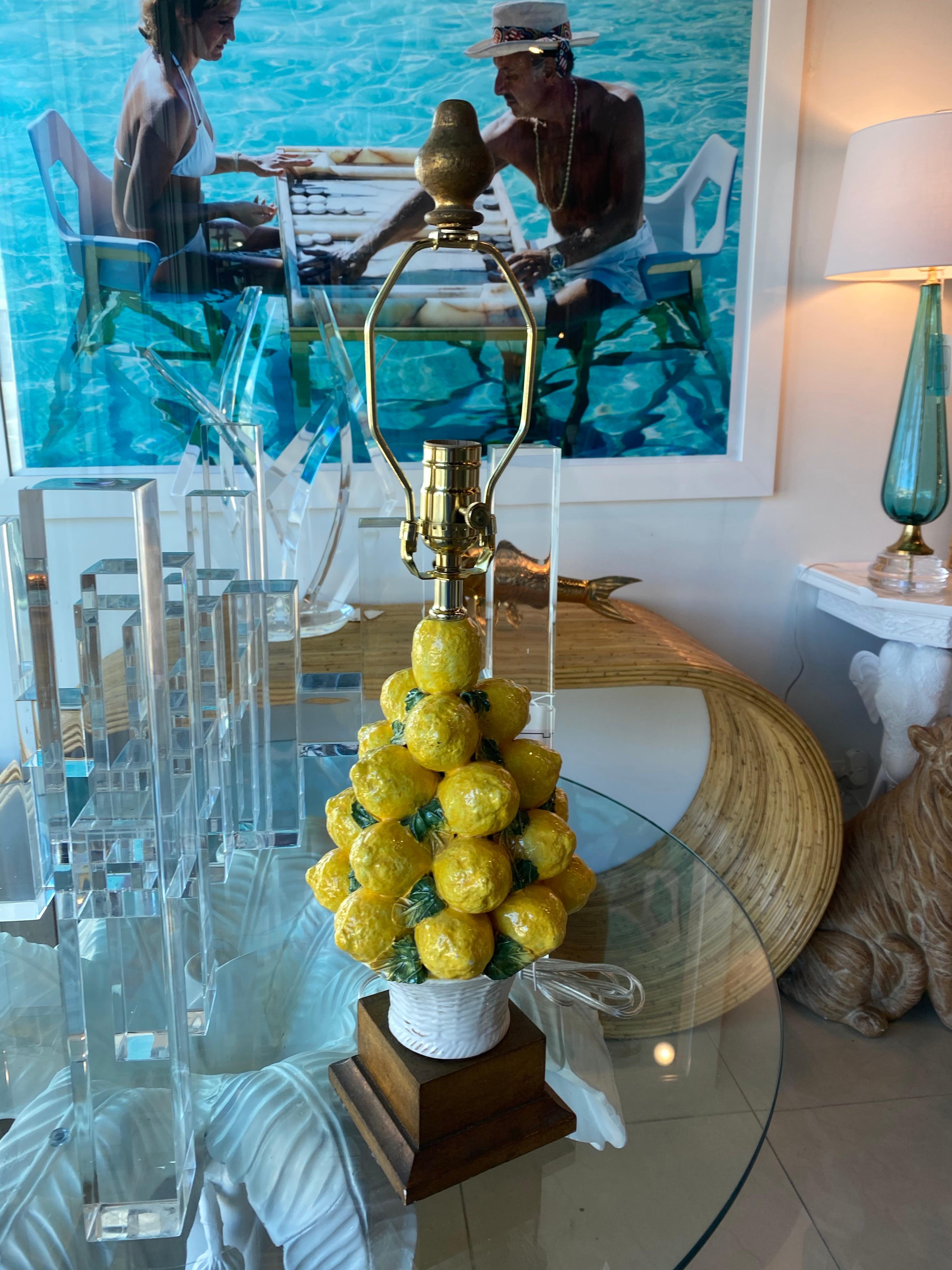 vintage lemon table