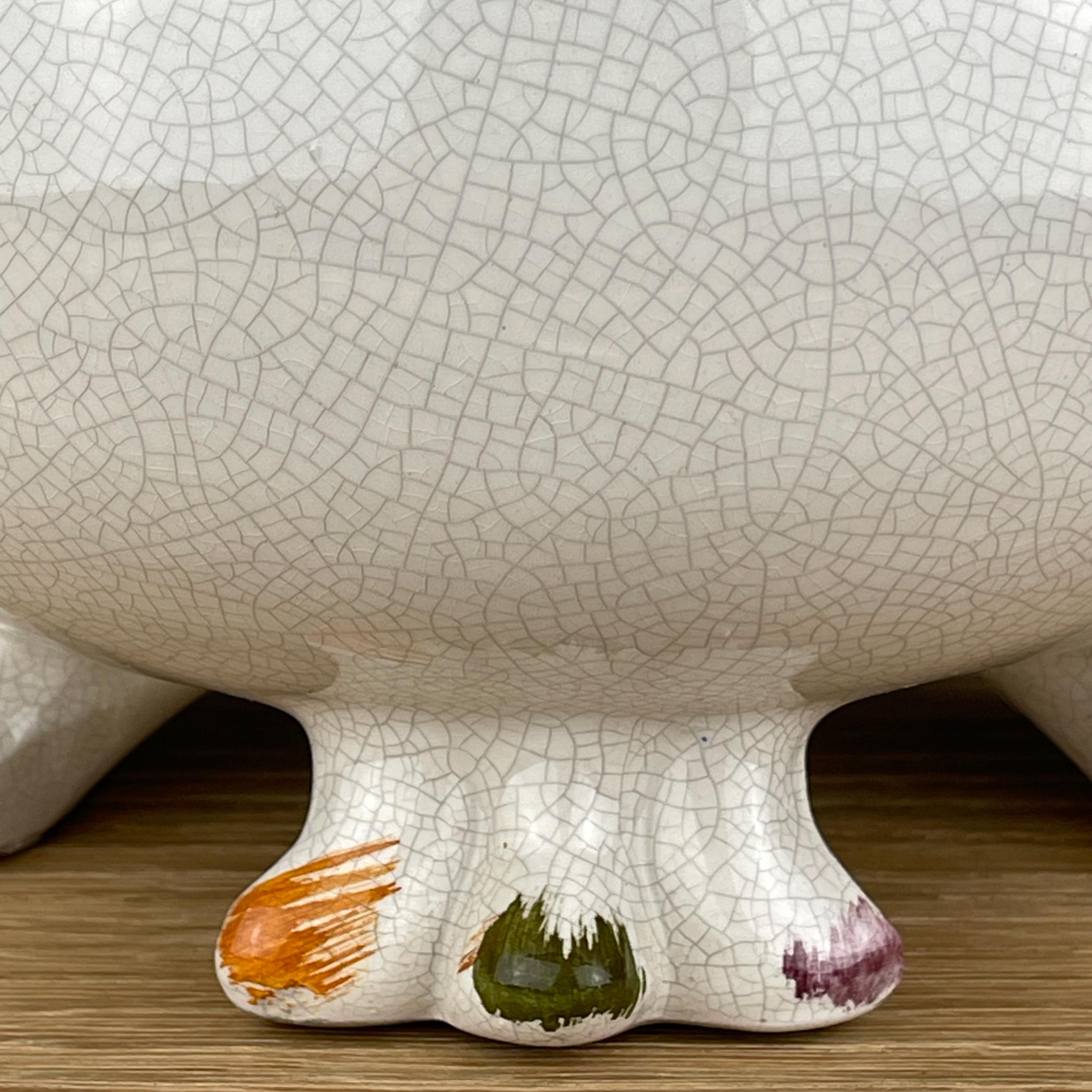 Brocca in ceramica italiana vintage di Bassano, metà del XX secolo in vendita 3
