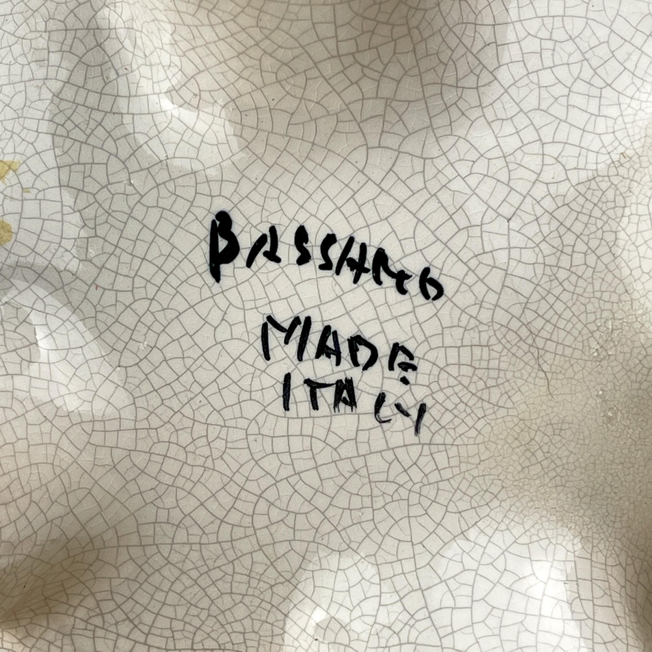 Brocca in ceramica italiana vintage di Bassano, metà del XX secolo in vendita 5