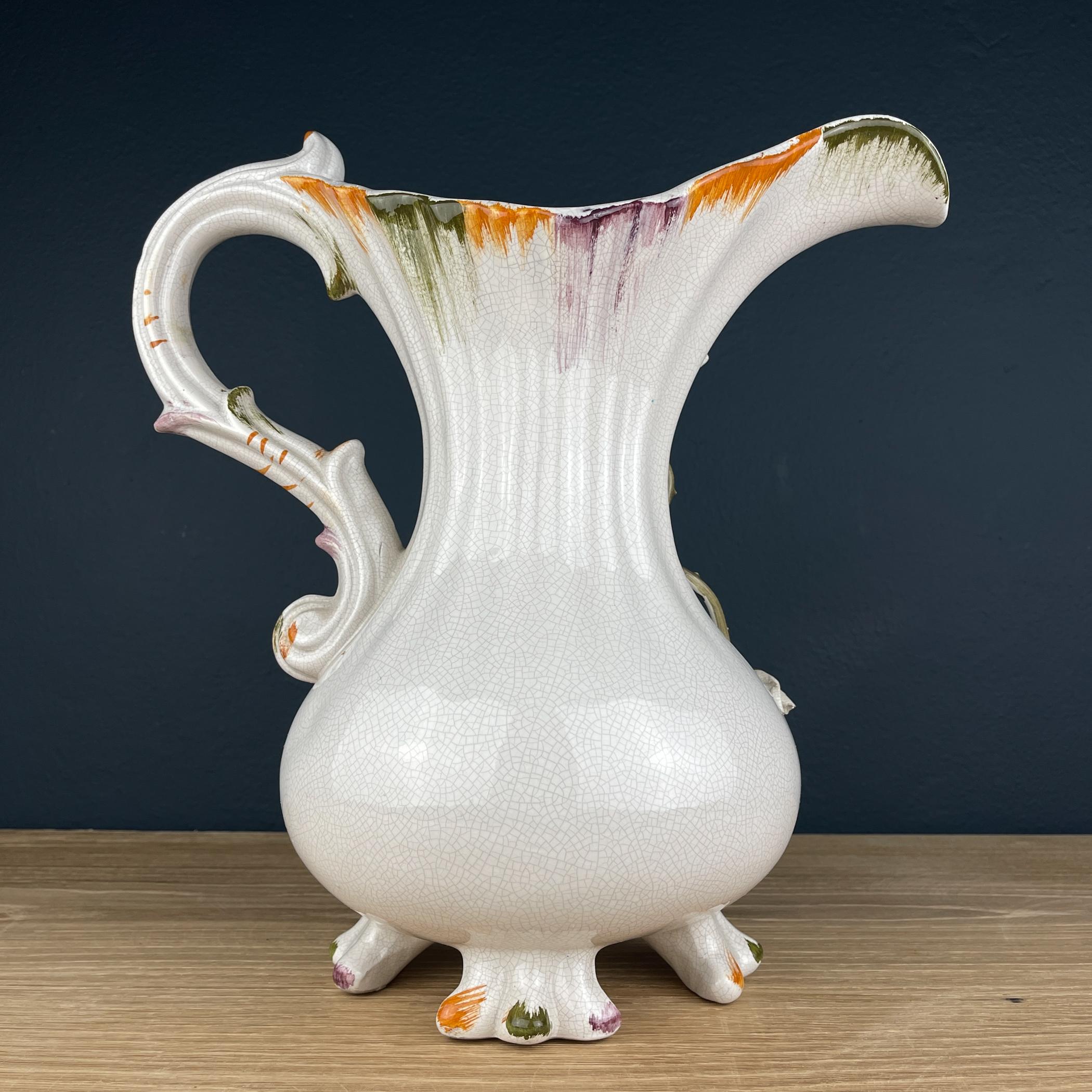 Mid-Century moderno Brocca in ceramica italiana vintage di Bassano, metà del XX secolo in vendita