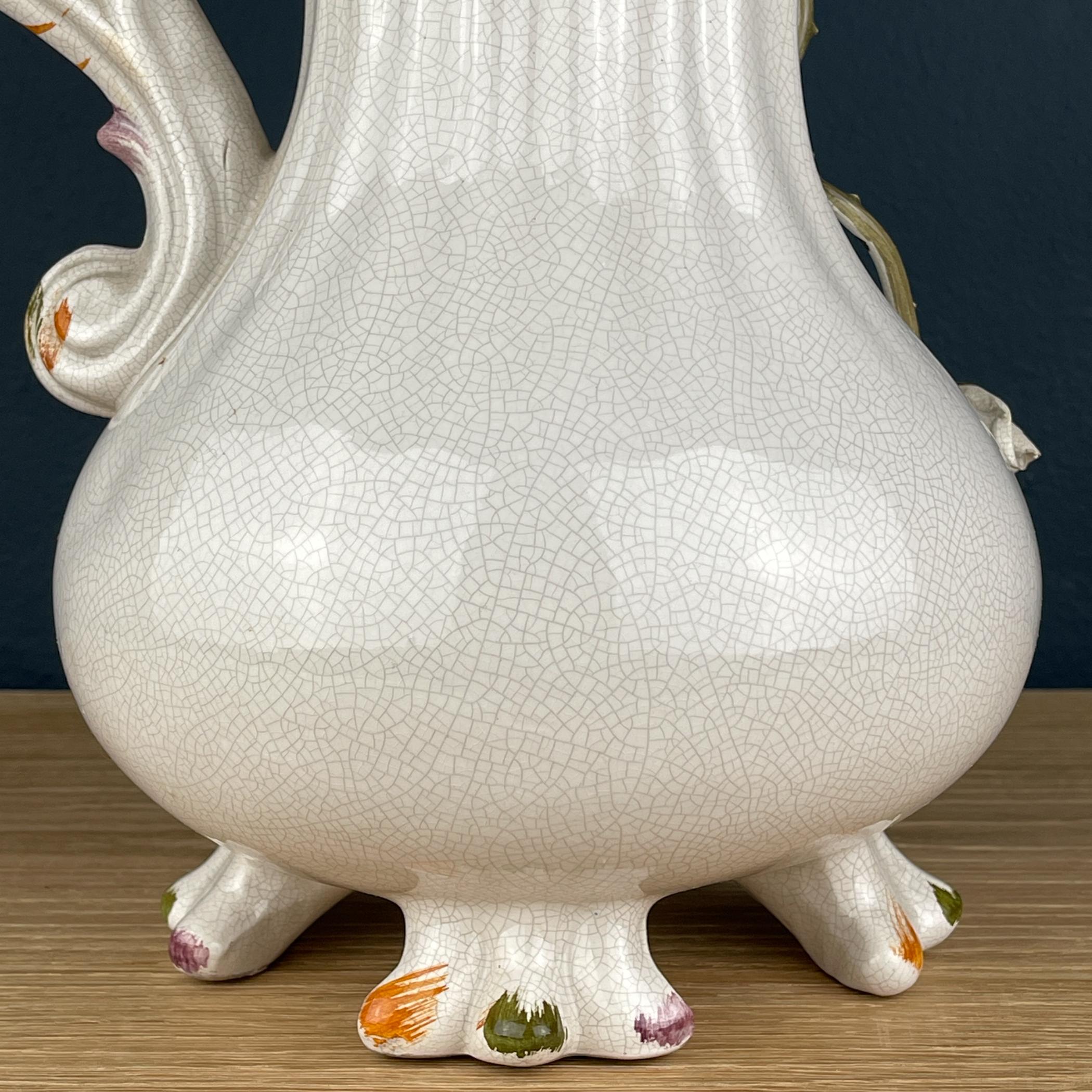 Italiano Brocca in ceramica italiana vintage di Bassano, metà del XX secolo in vendita