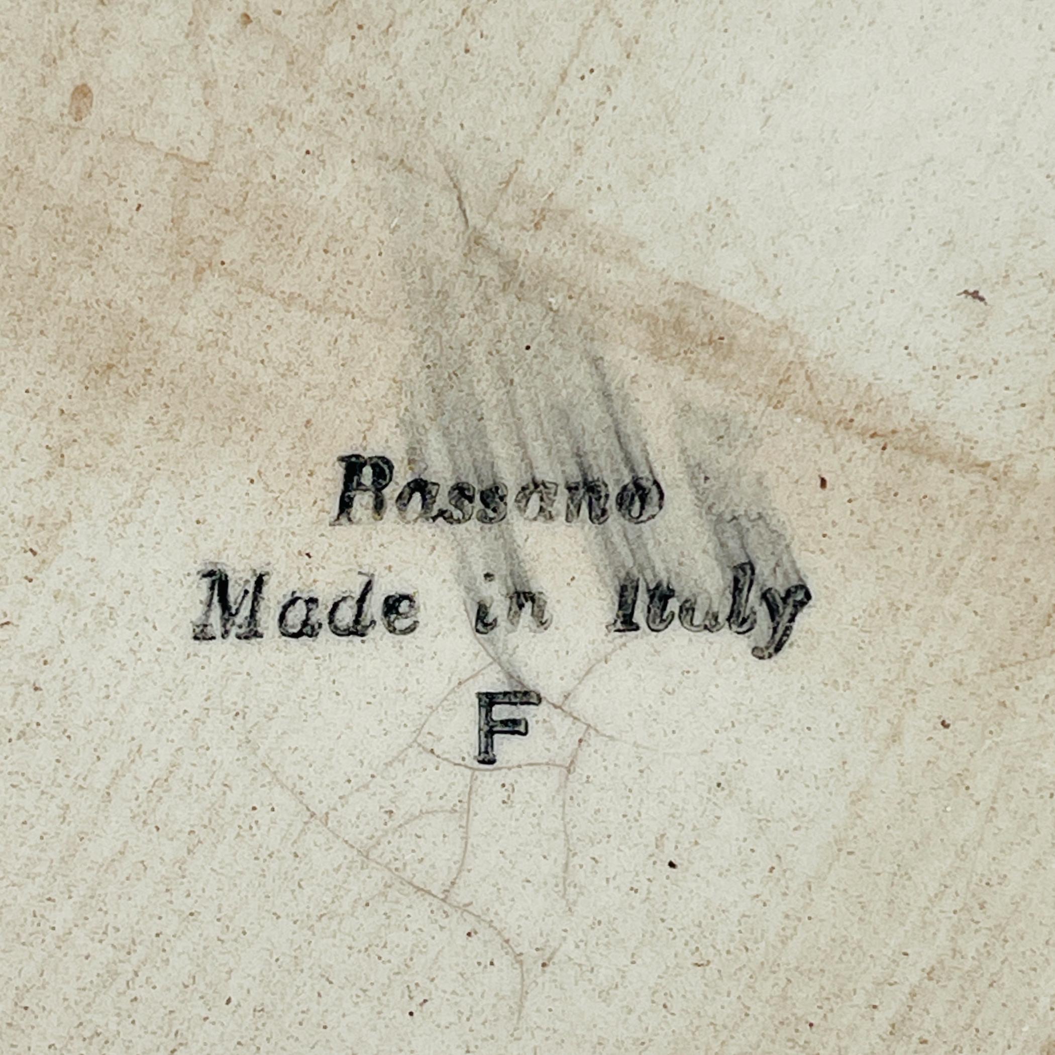 Jarra de cerámica italiana vintage de Bassano, mediados del siglo XX en venta 1